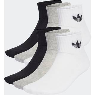 adidas Originals Mid Ankelsokker 6-Pakke, White - 40 - 42