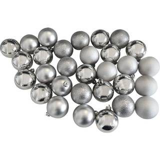 Christbaumkugeln Silber 30 Stück Weihnachtsbaumkugeln Christbaumschmuck