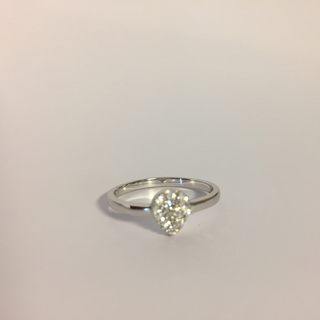 Siersbøl ring i sølv med cubic zirkonia* - Str. 56
