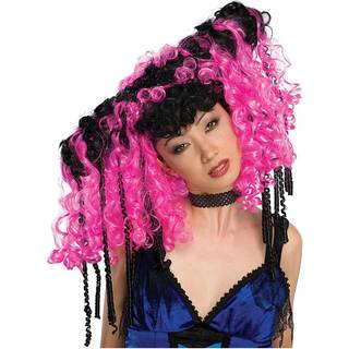 Cosplay Perücke schwarz /pink
