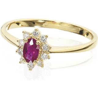 14 Karat Guld Ring fra Scrouples med Rubin 701855