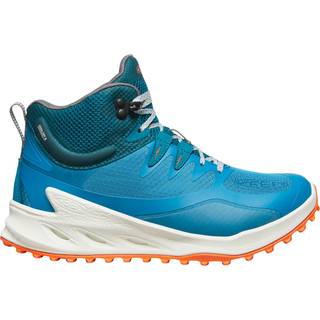 Keen Women's Zionic Mid Waterproof Boot Fjord Blue-Tangerine, 38