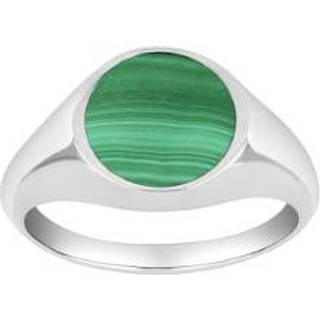 SØLV RING M.GRØN MALAKIT