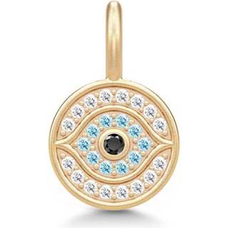 Protective Eye pendant Turquoise and Black