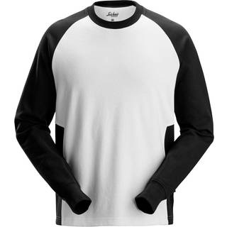 Snickers sweatshirt hvid/sort, XL 28400904007