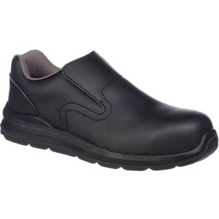 Compositelite Slip On sikkerhedssko sporty look - Sorte (Størrelse: 38)