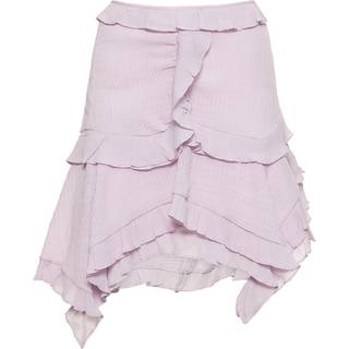 Isabel Marant Geneva ruffled miniskirt - purple - L
