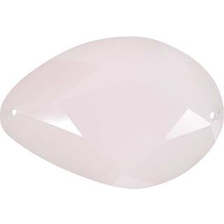 Aufnähstein Tropfen rosa 50x34mm - Rosa