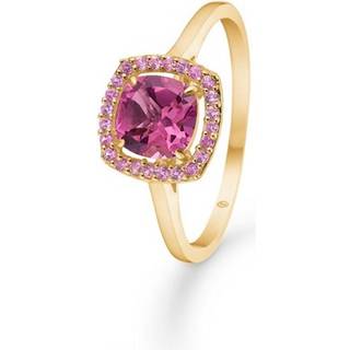Mads Z - Provence ring i 14 kt. guld m pink quartz og safir