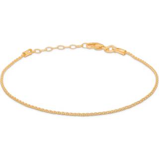 Blossom Copenhagen hvede armbånd i forgyldt 17-19 cm