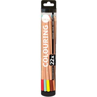 Daler-Rowney Farveblyanter 20-Pak + Blyantspidser
