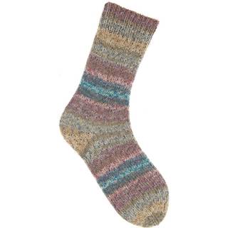 Socks Sprinkly Striply 6-fädig - Berry