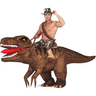 T-Rex Carry Me Aufblaskostüm