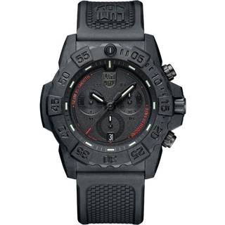 Luminox Navy Seal Chrono Black Dial Black Rubber Strap Men's Watch XS.3581.SIS