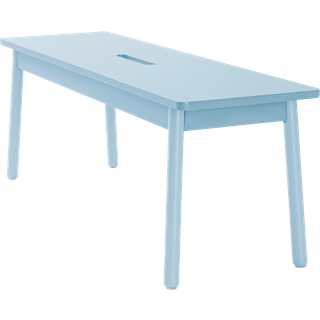 KINNA bænk 120 cm - Blå