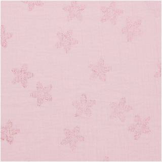 Meterware Krinkelmusselin rosa Hot Foil - Rosa