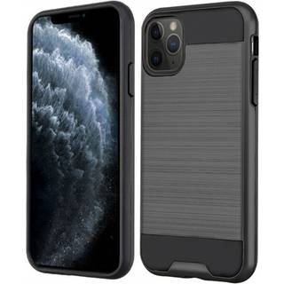 Cover til iPhone 13 Pro Max børstet metal, Grå