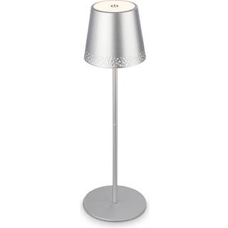 Kiki LED-bordlampe, mat krom, IP44, 3.000K