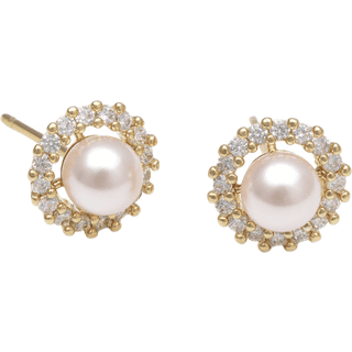 Lily and Rose Colette pearl stud earrings Rosaline