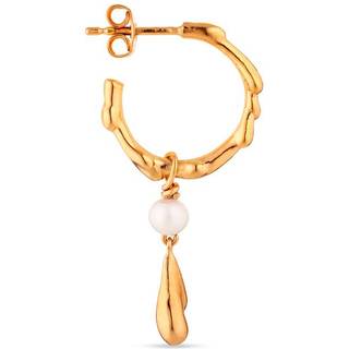 Jane Kønig Drippy Ørering Single 18 kt. Forgyldt Sølv DHPD-AW22-G - Dame - 925 Sterling Silver