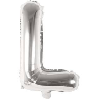 Folienballon Buchstabe silber 36cm