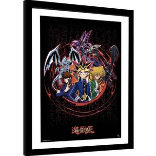 YU-GI-OH! - Framed print "Joey Yugi Kaiba" (30x40 cm)