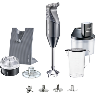 Swissline Superbox Stavblender 200 watt fra Bamix - Anthracite farve - Rustfrit stål 18/0/Nylon PA6