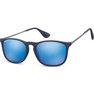 Montana Briller MS34 MS34A 54 Solbriller Kvinder Blue - Blue - 54mm