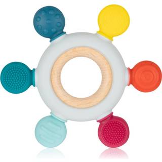 canpol babies Teethers Wood-Silicone Rudder tyggelegetøj, bidering 1 stk. - 1 stk.