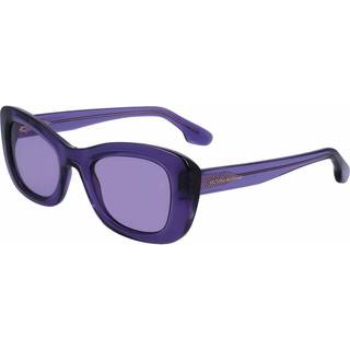 Victoria Beckham Kvinde VB657S 514 Solbriller Acetat Violet Violet Geometrisk Fotokromatisk