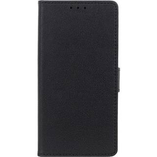 Samsung Galaxy S21 Ultra Blank Læder Cover m. Pung - Sort