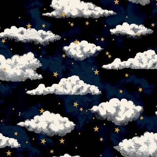 Arthouse Wallpaper Stars And Clouds 923907