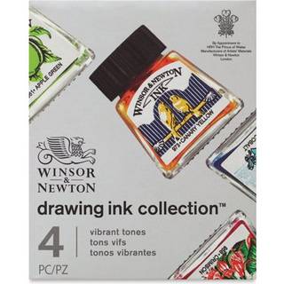 Winsor & Newton Collection tegning bl?k s?t levende toner 0,5 s?t med 4