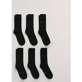 GANT Herre 6-Pack bløde bomuldssokker (40-42)