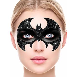 Fledermaus Glitter Gesichts-Aufkleber