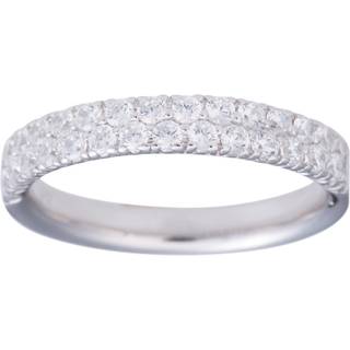Siersbøl ring i sølv med cubic zirkonia.