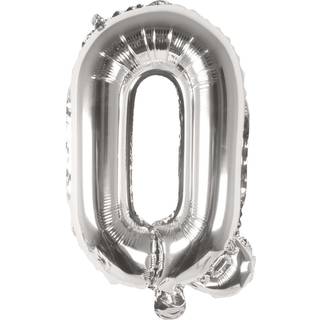 Folienballon Buchstabe silber 36cm