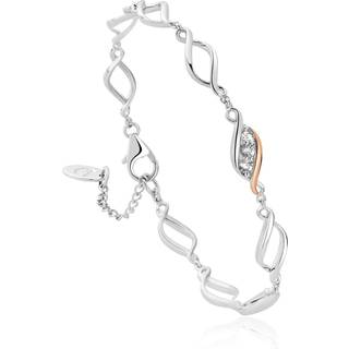 Past Present Future® Sterling Silver Multi-Link Bracelet with Topaz