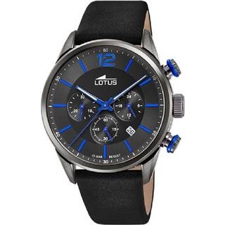 Lotus 18687/3 Chrono Grå/Læder Ø43 mm