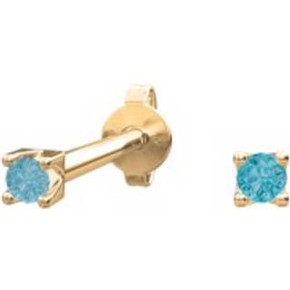 Siersbøl 14kt. guldørestikker London topaz