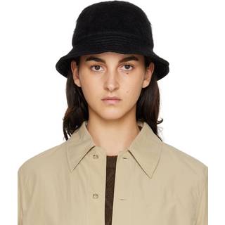 Our Legacy Wool-blend felt bucket hat - black - S/M