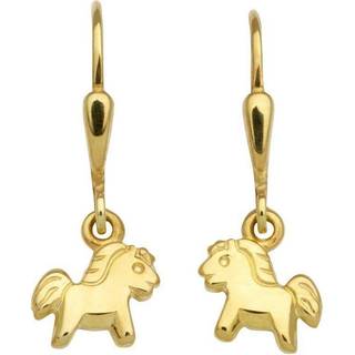 Schneider Basic Ohrringe - Gold - Pferd - KI09 - gold