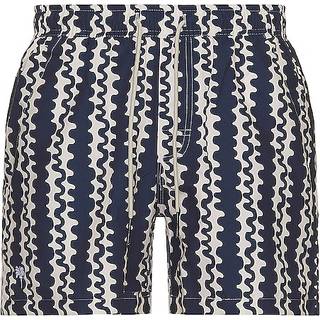 OAS Printed Swimshorts Blue Scribble