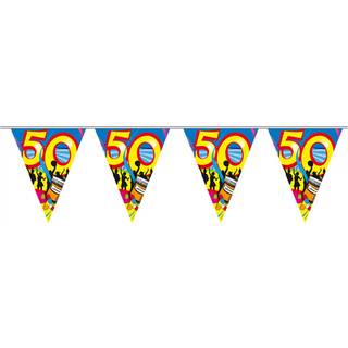 Wimpelkette Swirls 50 Jahre