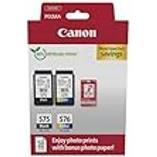Canon Multipack PG-575 + CL-576 + 50 ark fotopapir 5438C004