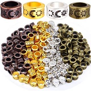 200 stk 8 mm Antik afstandsspacerperler Runde Rondelle -perler Europ?iske 5,5 mm hul til armb?nd halsk?de DIY -smykker, der fremstiller 4 farver