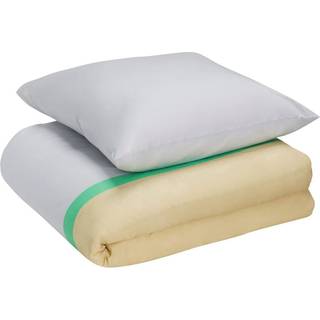 Hübsch Block Sengetøj Beige/Flerfarvet