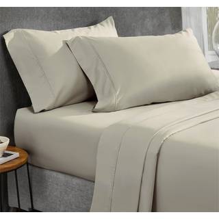 Californien design den 400 tr?dt?lling 100% bomuldsark King size Sheet Set 4 stykker luksusplader og pudebetr?k ?ndbart senget?j til King Bed Sat