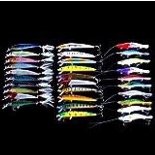 30-pak fiskelokker wobler, Minnow mixed, Crankbait