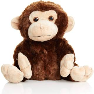 Varme venner - Marvin The Monkey - 1,5 kg - Hyggeligt mikrobølgerbar lavendel duftende plys legetøj - Opvarmet udstoppet dyr - Varmebart kølbar s